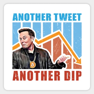 Another tweet by Elon Musk, another dip in Bitcoin Magnet